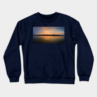 Idyllic dusk panorama Crewneck Sweatshirt